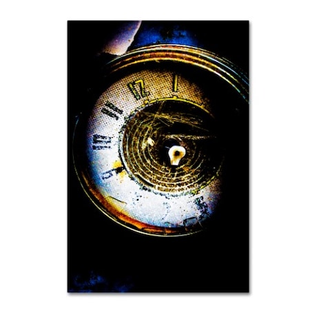 LightBoxJournal 'Garage Clock' Canvas Art,22x32